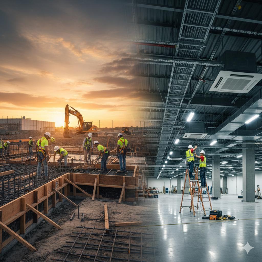 Man Power Supply & Installation